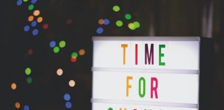 time for change sign