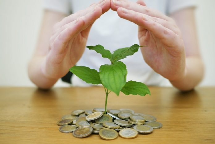 hands protecting savings