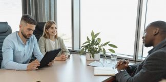 candidate in interview