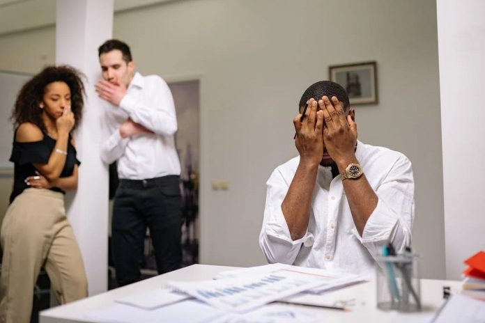 worker being bullied