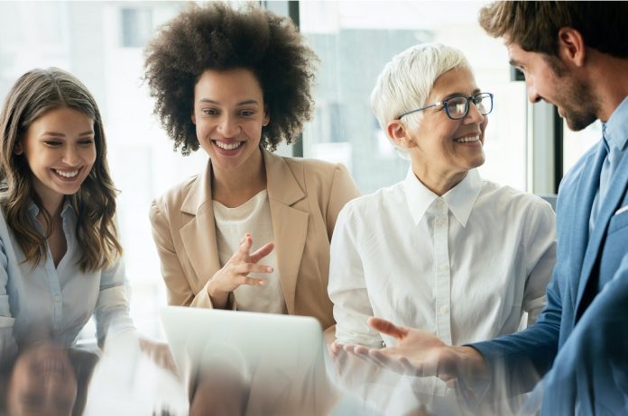 Group of office workers