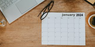 January 2024 calander