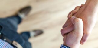 close up of handshakep